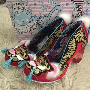Irregular Choice Red Envelope Heels Size 41